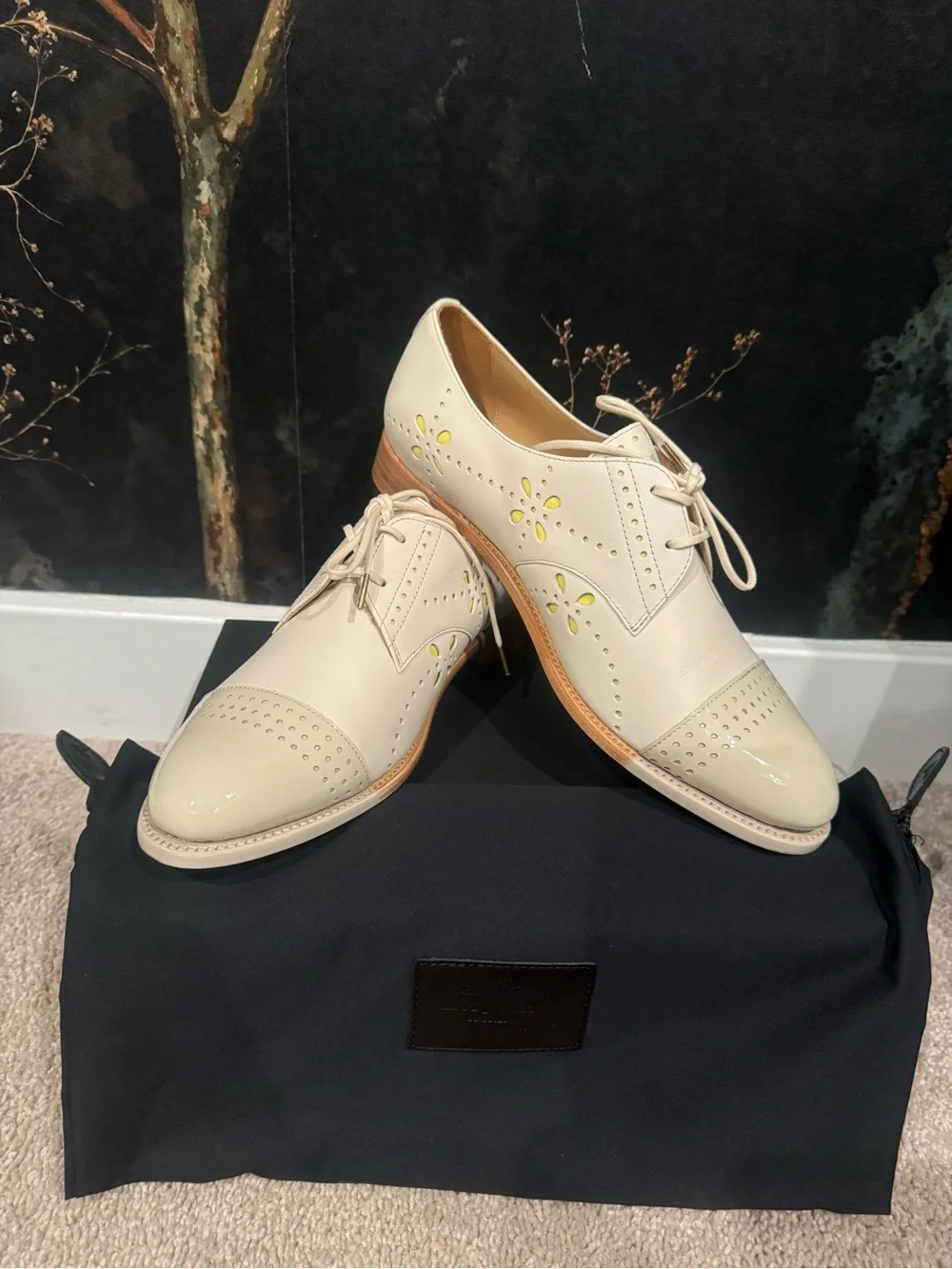 The Office Of Angela Scott cream lace